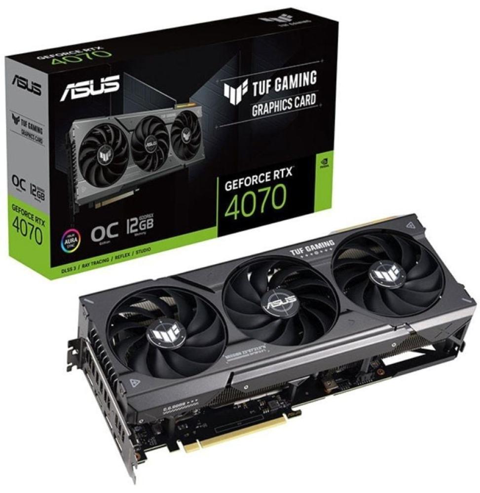 Tarjeta Gráfica Asus TUF Gaming GeForce RTX 4070 OC/ 12GB GDDR6X