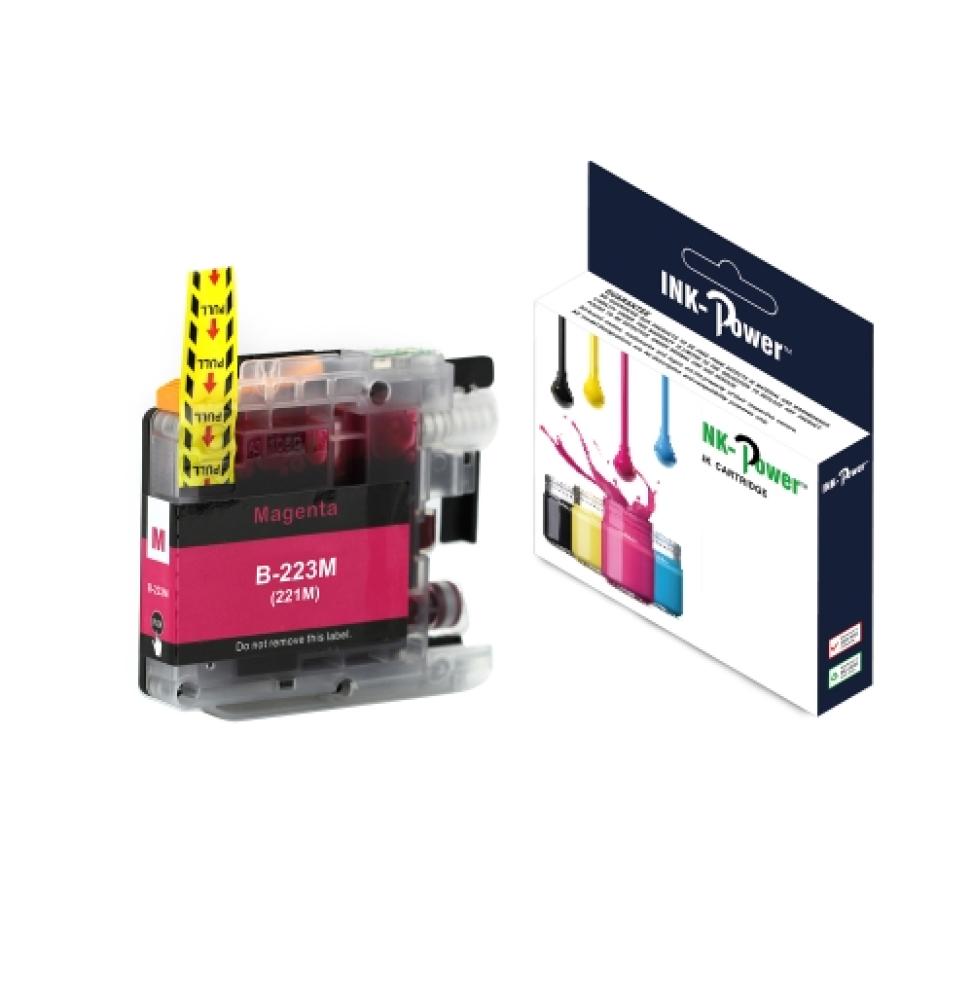 INK-POWER CARTUCHO COMP. BROTHER LC223M MAGENTA 9 ML