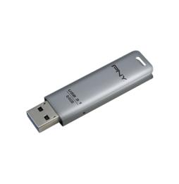 PNY USB Elite Steel 3.1 64GB / Lectura 80 Mb/s - Carcasa metálica