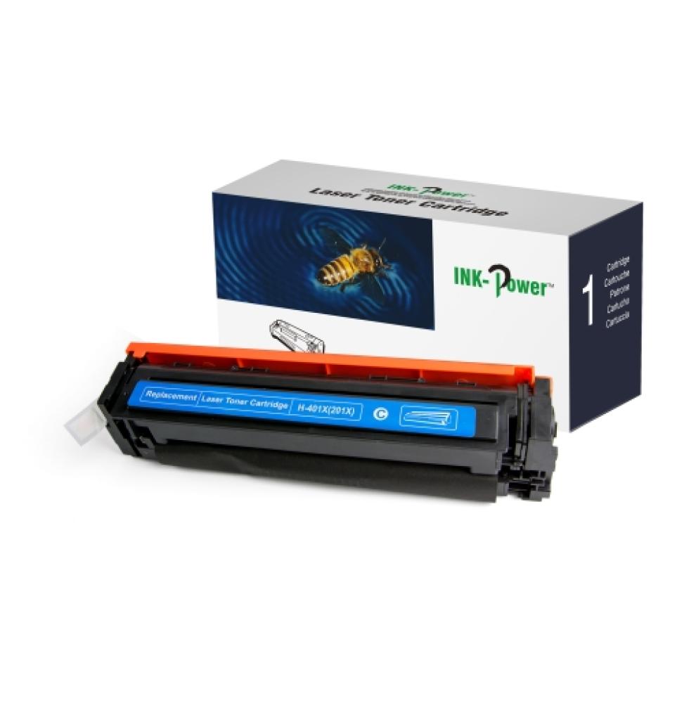 INK-POWER TONER COMP. HP CF401X / CF401A CYAN Nº201X /201A