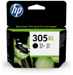 HP CARTUCHO NEGRO Nº305XL - DESKJET 2300, 2700 SERIE, PLUS 4100, ENVY 6000, PRO 6400