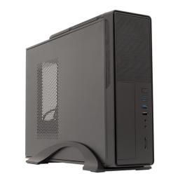 Caja sobremesa microATX Slim Unyka UK-2010 - FA SFX 300W 85% Eficiencia - USB 3.0 x2 , USB 2.0 x1 Audio, Micrófono y Lector de t