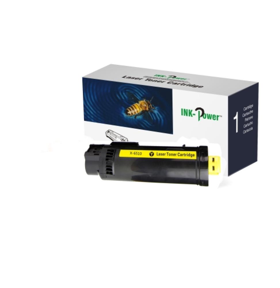 INK-POWER TONER COMP. XEROX AMARILLO 6510/6515 2.400 PAGINAS