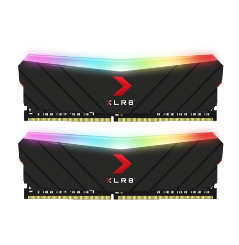 PNY XLR8 Gaming EPIC-X RGB DDR4 - 32GB KIT (2 x 16GB) - 3600 MHz - PC4-28800 - 1.35V - 10 años garantía