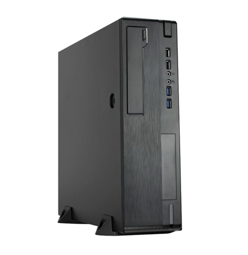 Caja sobremesa microATX Slim Unyka UK-2K-A Caviar U3 - Sin fuente (TFX) - 385 x 105 x 340 mm - 0.6 mm 2xUSB 2.0 - 2xUSB 3.0 - Sl