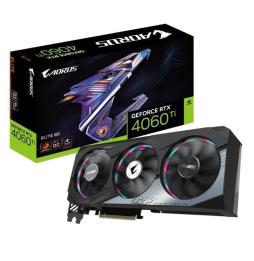 Tarjeta Gráfica Gigabyte AORUS GeForce RTX 4060 Ti ELITE 8G/ 8GB GDDR6