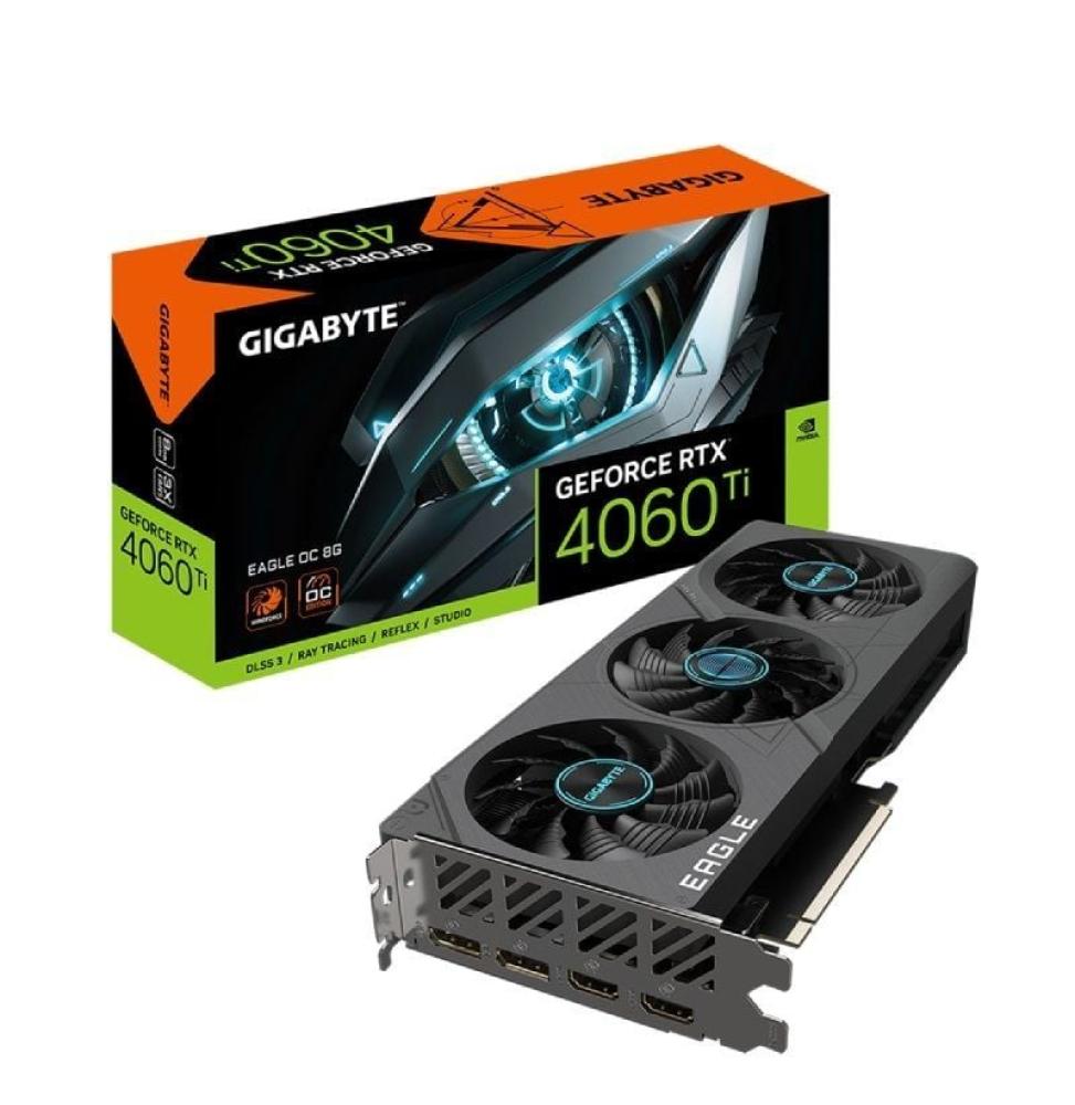 Tarjeta Gráfica Gigabyte GeForce RTX 4060 Ti EAGLE OC 8G/ 8GB GDDR6