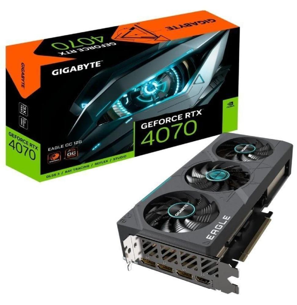 Tarjeta Gráfica Gigabyte GeForce RTX 4070 EAGLE OC 12G/ 12GB GDDR6X