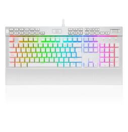 Redragon - YAMA Teclado Mecánico Gaming RGB Español Blanco