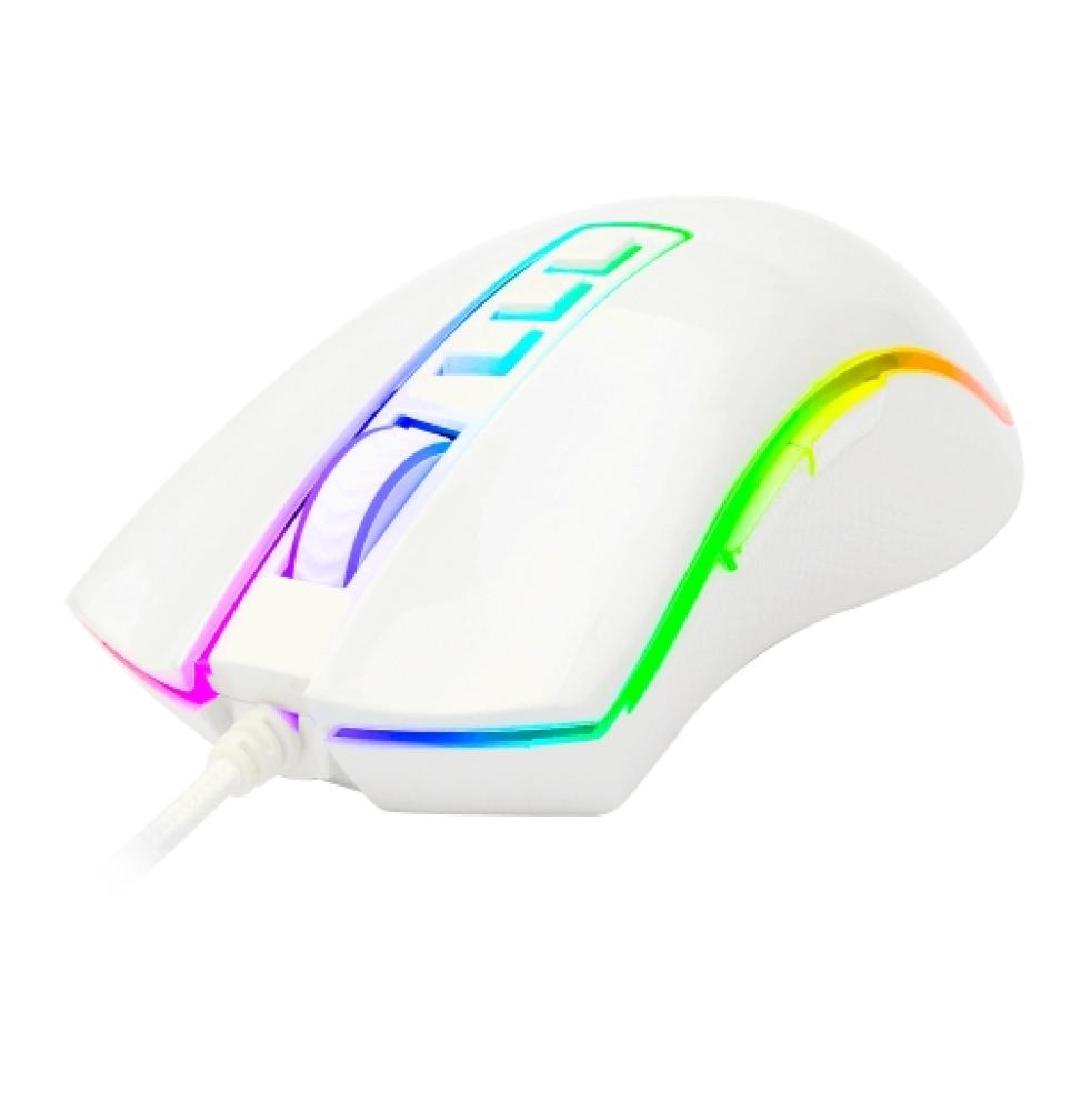 Redragon - COBRA Ratón Gaming RGB Blanco