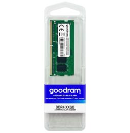 Goodram - DDR4 - 8GB - SODIMM de 260 espigas - 2666 Mhz / PC4-21300- 1.2 V - SR - CL19 - sin memoria intermedia - no ECC