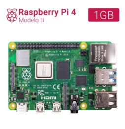 Raspberry Pi 4 1GB v1.4 - Broadcom BCM2711 Quad core Cortex-A72 - 1GB - Wifi - Bluetooth - Gigabit Ethernet - 2 x USB 3.0 - 2 x 