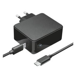 Cargador de Portátil Trust Maxo 23418 Para Apple/ 61W/ Automático/ USB Tipo-C/ Voltaje 5-20V