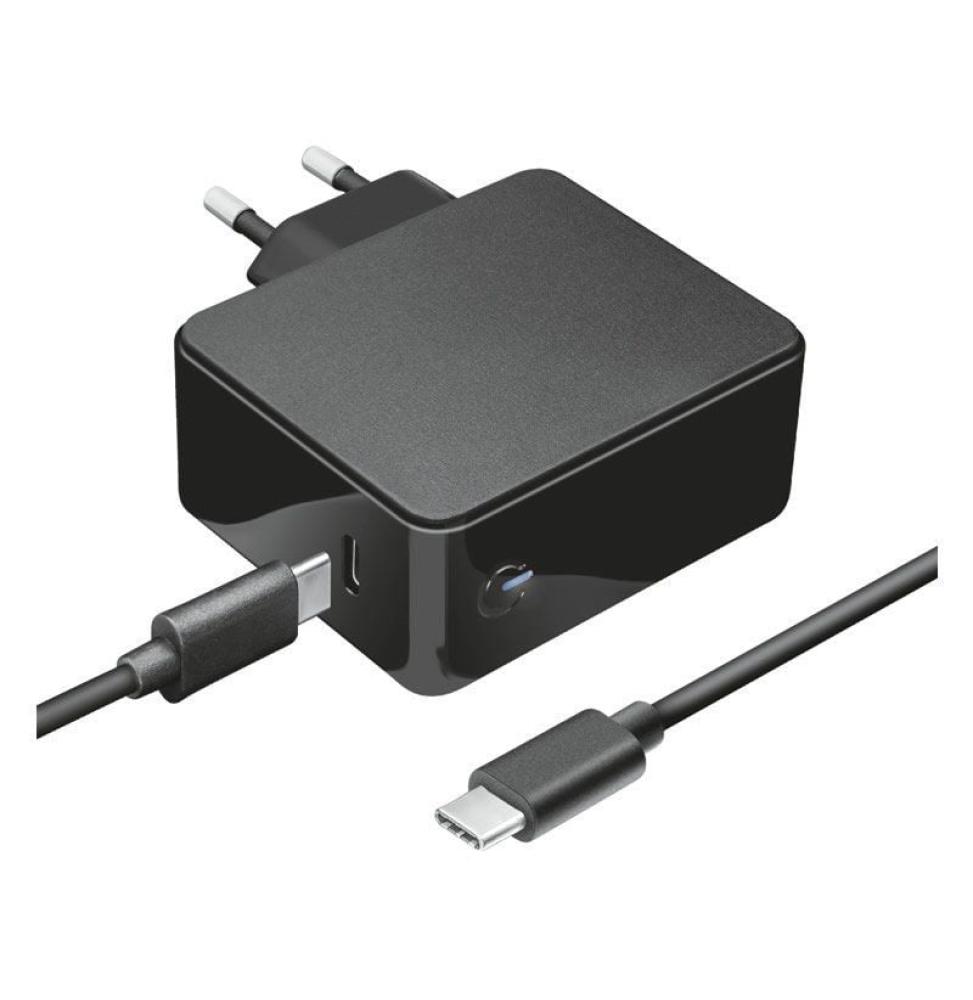 Cargador de Portátil Trust Maxo 23418 Para Apple/ 61W/ Automático/ USB Tipo-C/ Voltaje 5-20V