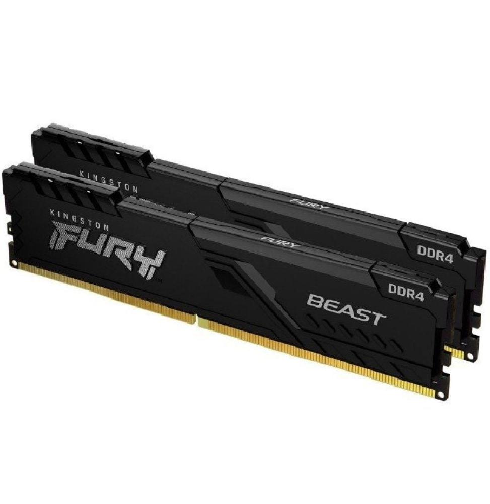 Memoria RAM Kingston FURY Beast 2 x 8GB/ DDR4/ 2666MHz/ 1.2V/ CL16/ DIMM