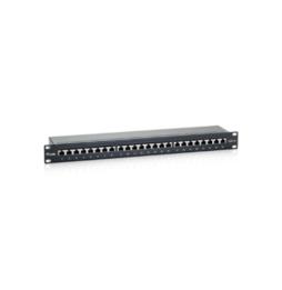 Equip - Patch Panel 24 Puertos Cat.6 - Apantallado - Color Gris Claro