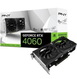 Tarjeta Gráfica PNY GeForce RTX 4060 VERTO Dual Fan/ 8GB GDDR6