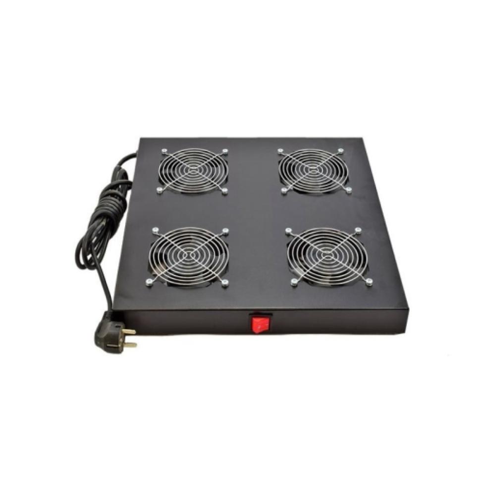 Phasak - Conjunto de ventilación 1U armarios rack. 4 ventiladores x 120mm