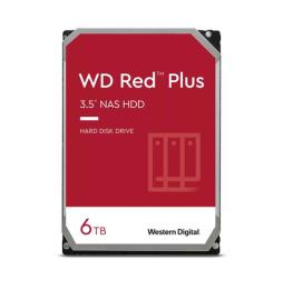 WD Red Plus NAS WD60EFPX - DDsco duro - 6TB - interno - 3.5" - SATA 6GB/s - búfer:256MB - 5400 rpm