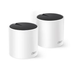 PUNTO DE ACCESO WIFI 6 MESH TP-LINK DECO X55 PACK 2u AX3000 2x2/HT160 2402Mbps + 2x2 574Mbps 2 ANTENAS 3P GIGA