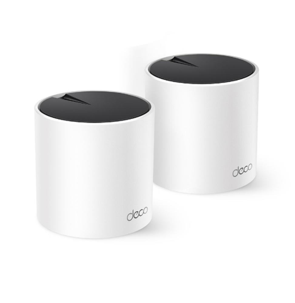 PUNTO DE ACCESO WIFI 6 MESH TP-LINK DECO X55 PACK 2u AX3000 2x2/HT160 2402Mbps + 2x2 574Mbps 2 ANTENAS 3P GIGA