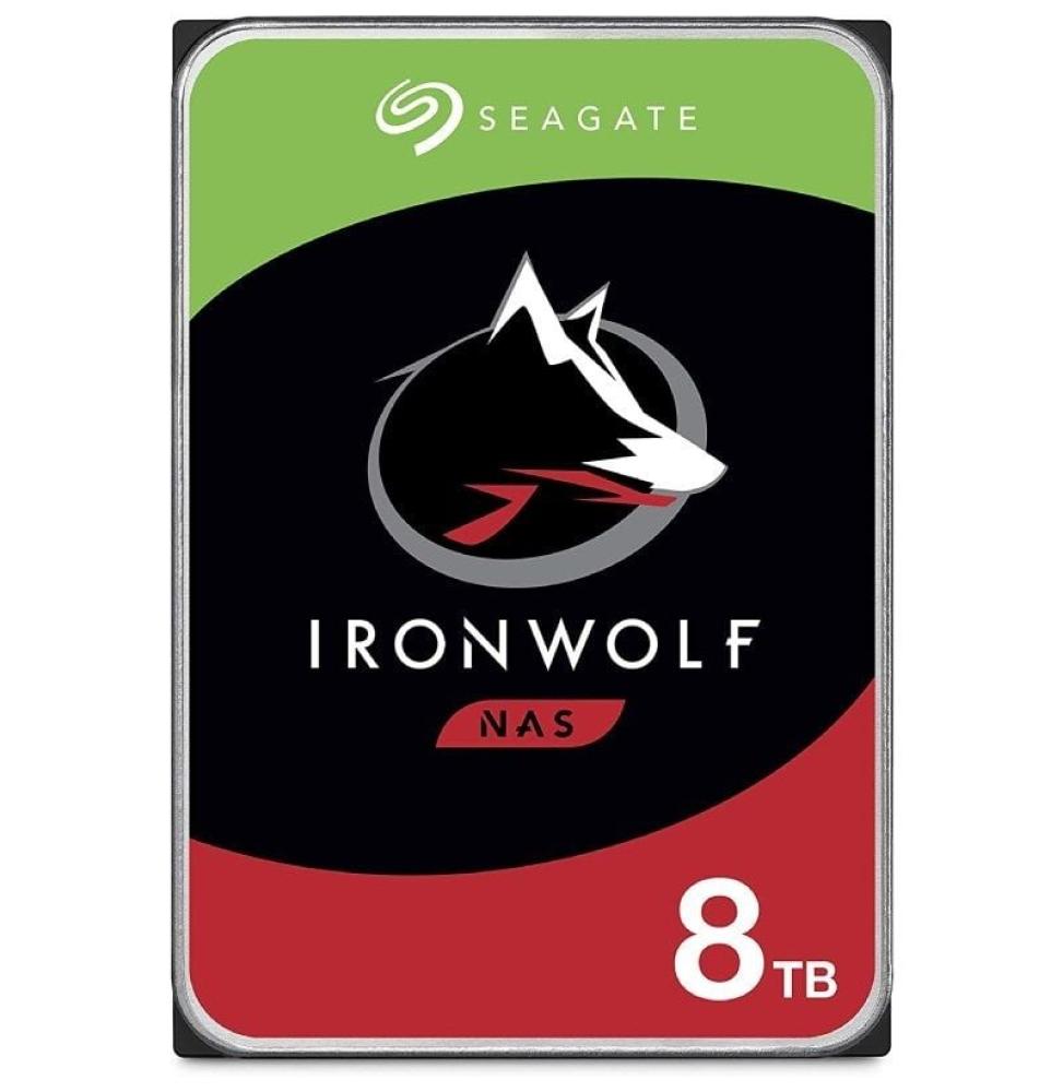 Disco Duro Seagate IronWolf NAS ST8000VN004 8TB/ 3.5'/ SATA III/ 256MB