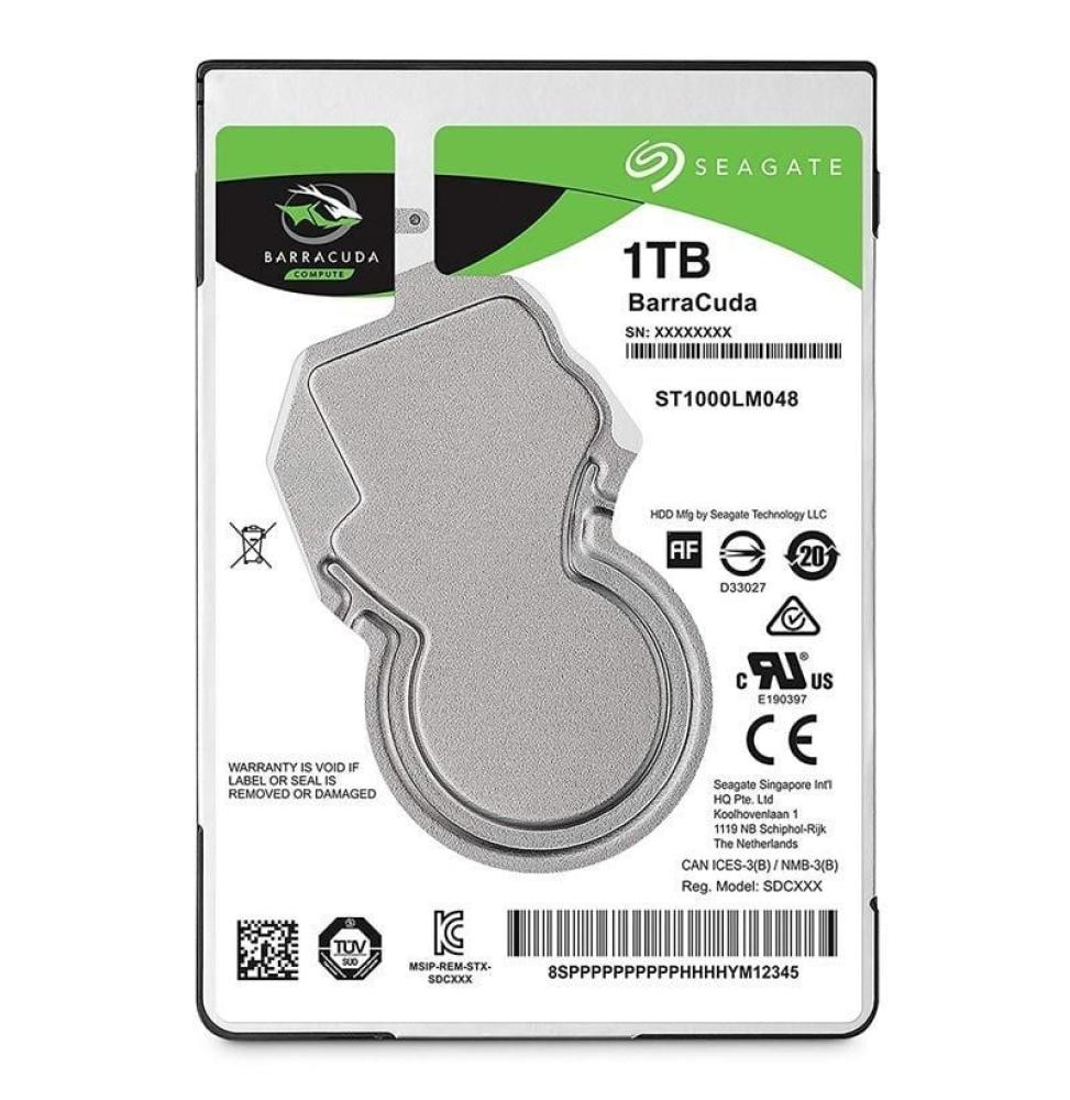 Disco Duro Seagate BarraCuda 1TB/ 2.5'/ SATA III/ 128MB