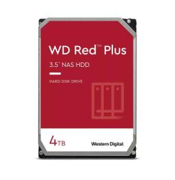 WD Red Plus NAS WD40EFPX - Disco duro - 4TB - interno - 3.5" - SATA 6GB/s - búfer: 256 MB - 5400 rpm