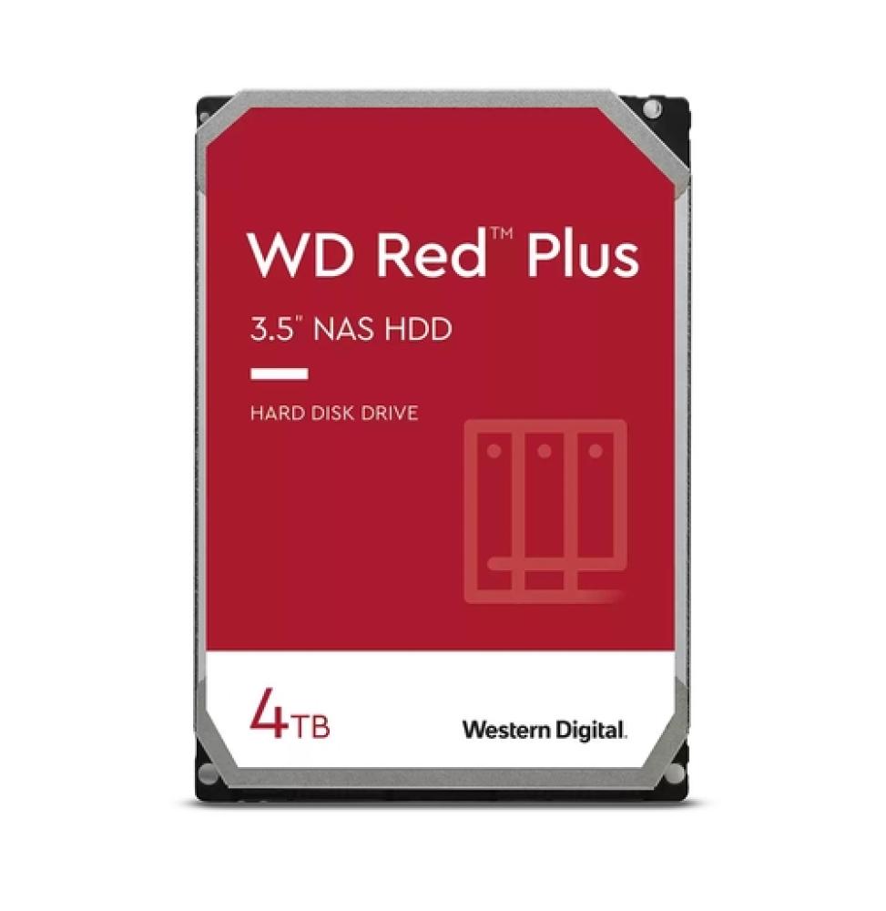 WD Red Plus NAS WD40EFPX - Disco duro - 4TB - interno - 3.5" - SATA 6GB/s - búfer: 256 MB - 5400 rpm