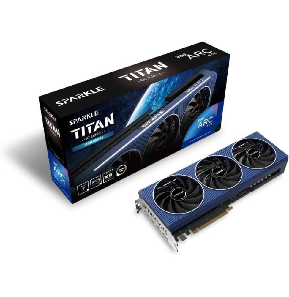 Tarjeta Gráfica Sparkle Intel Arc A770 Titan OC Edition/ 16GB GDDR6