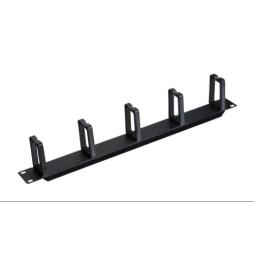 Organizador de cables para arck 19" 1U 5 ganchos en negro