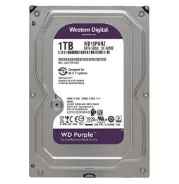 Disco Duro Western Digital WD Purple Surveillance 1TB/ 3.5'/ SATA III/ 64MB