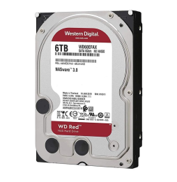 Disco Duro Western Digital WD Red NAS 6TB/ 3.5'/ SATA III/ 256MB