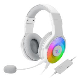 Redragon - PANDORA 2 Auricular Gaming RGB Adaptador XBOX/PS4 Micrófono Blanco