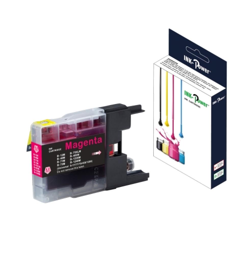 INK-POWER CARTUCHO COMP. BROTHER LC1220XL/LC1240XL/LC1280XL MAGENTA LC-1240M 16.6 ML