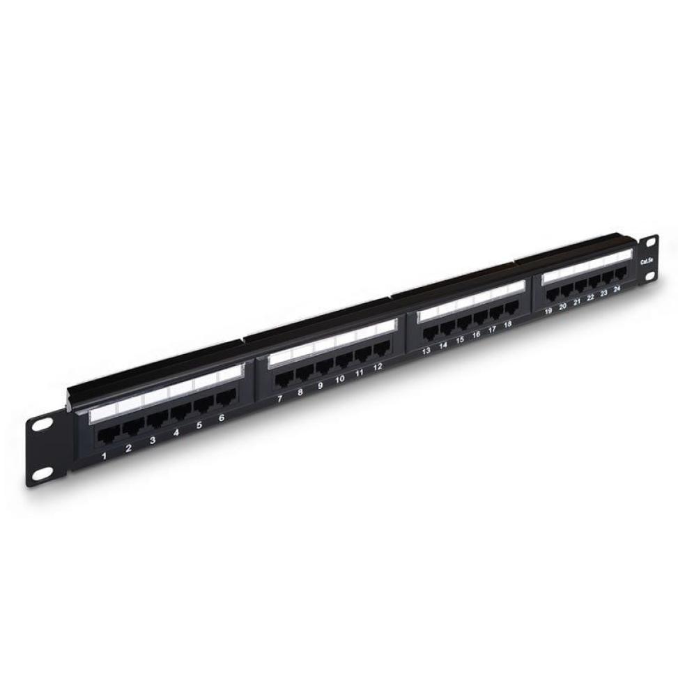 Patch Panel Aisens A141-0307/ 24 Puertos/ Cat.5e/ Altura 1U