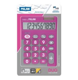 MILAN CALCULADORA TOUCH DUO 10 DIGITOS DUAL BLISTER ROSA