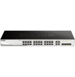 Switch Gestionado D-Link DGS-1210-24/ 24 Puertos/ RJ-45 10/100/1000/ SFP