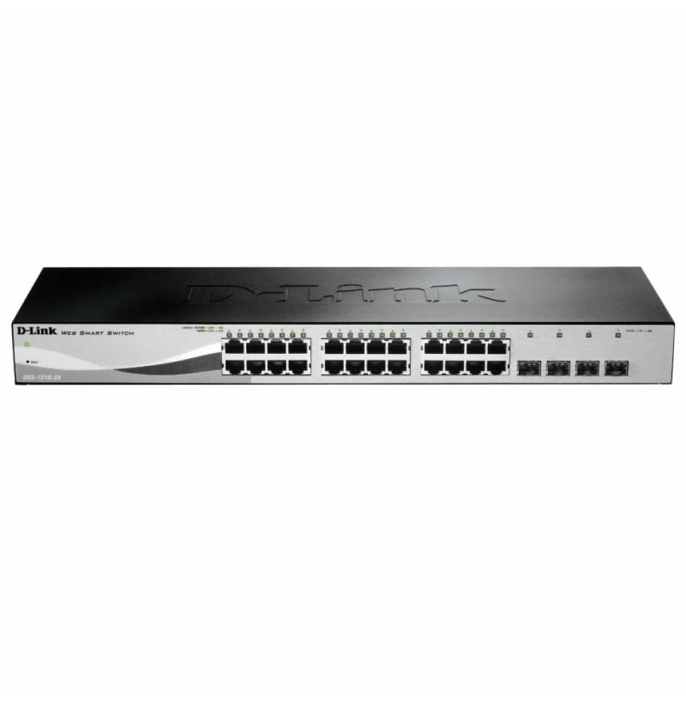 Switch D-Link DGS-1210-28 28 Puertos/ RJ-45 Gigabit 10/100/1000/ SFP