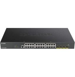 Switch Gestionado D-Link Smart DGS-1250-28XMP 28 Puertos/ RJ-45 10/100/1000 PoE/ SFP