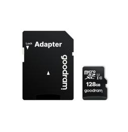 Goodram MicroSD - 128GB - Incluye adaptador a SD - CL 10 UHS I