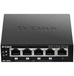 Switch D-Link DES-1005P 5 Puertos/ RJ45 10/100Mbps PoE