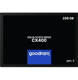 GOODRAM CX400 G.2 - 256GB SSD - 2.5" - SATA III - Lectura 550 MB/s - Escritura 480 MB/s -TBW 180TB