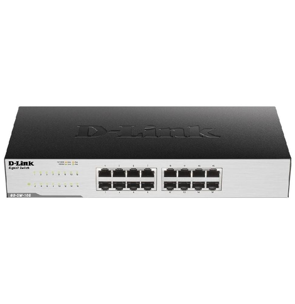 Switch D-Link GO-SW-16G 16 Puertos/ RJ-45 10/100/1000