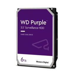 WD Purple WD64PURZ - Disco duro - 6TB - interno - 3.5" - SATA-600 - búfer: 256 MB - 5400 RPM