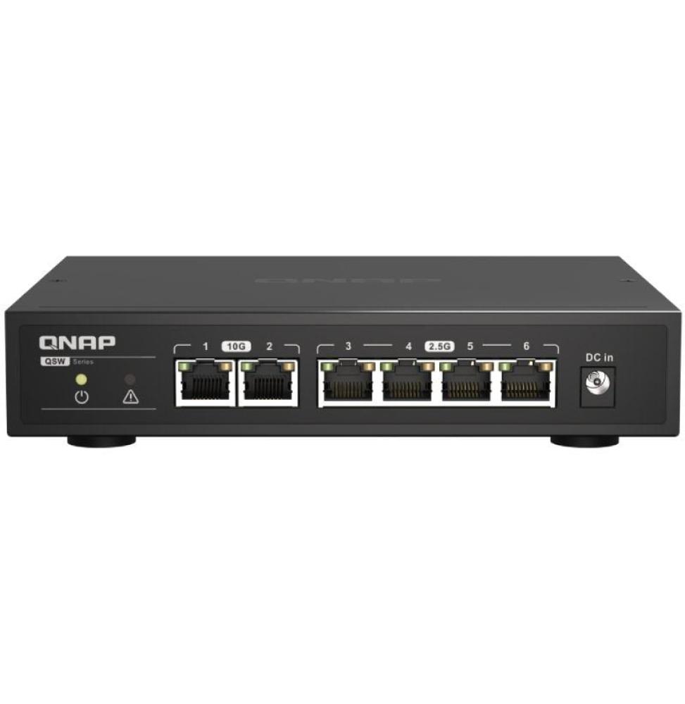 Switch QNAP QSW-2104-2T 6 Puertos/ RJ-45 10/100/1000/10GBASE-T