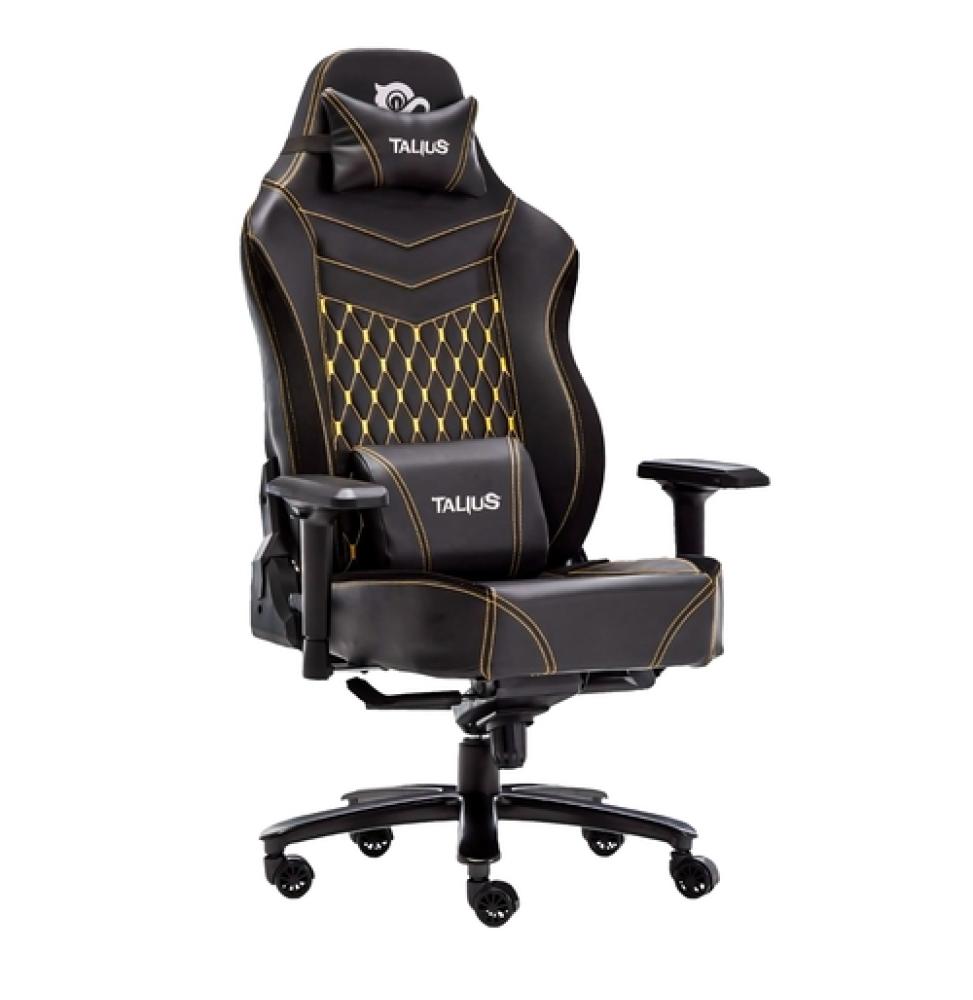 Talius silla Mamut gaming negra/amarilla 4D, Frog, base metal, ruedas nylon, hasta 170kg