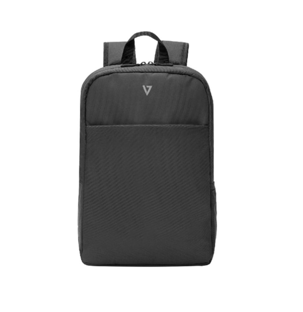 V7 Mochila Essential - Para portátil de hasta 15.6" - Negro - Poliéster