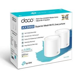 Sistema Mesh TP-Link Deco X60 3000Mbps/ 2.4GHz 5GHz/ Pack de 2