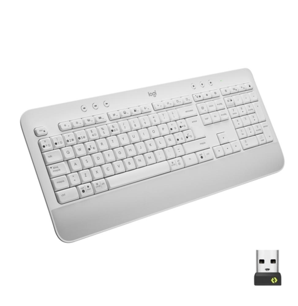 TECLADO LOGITECH BLUETOOTH K650 SIGNATURE COLOR BLANCO P/N: 920-010971